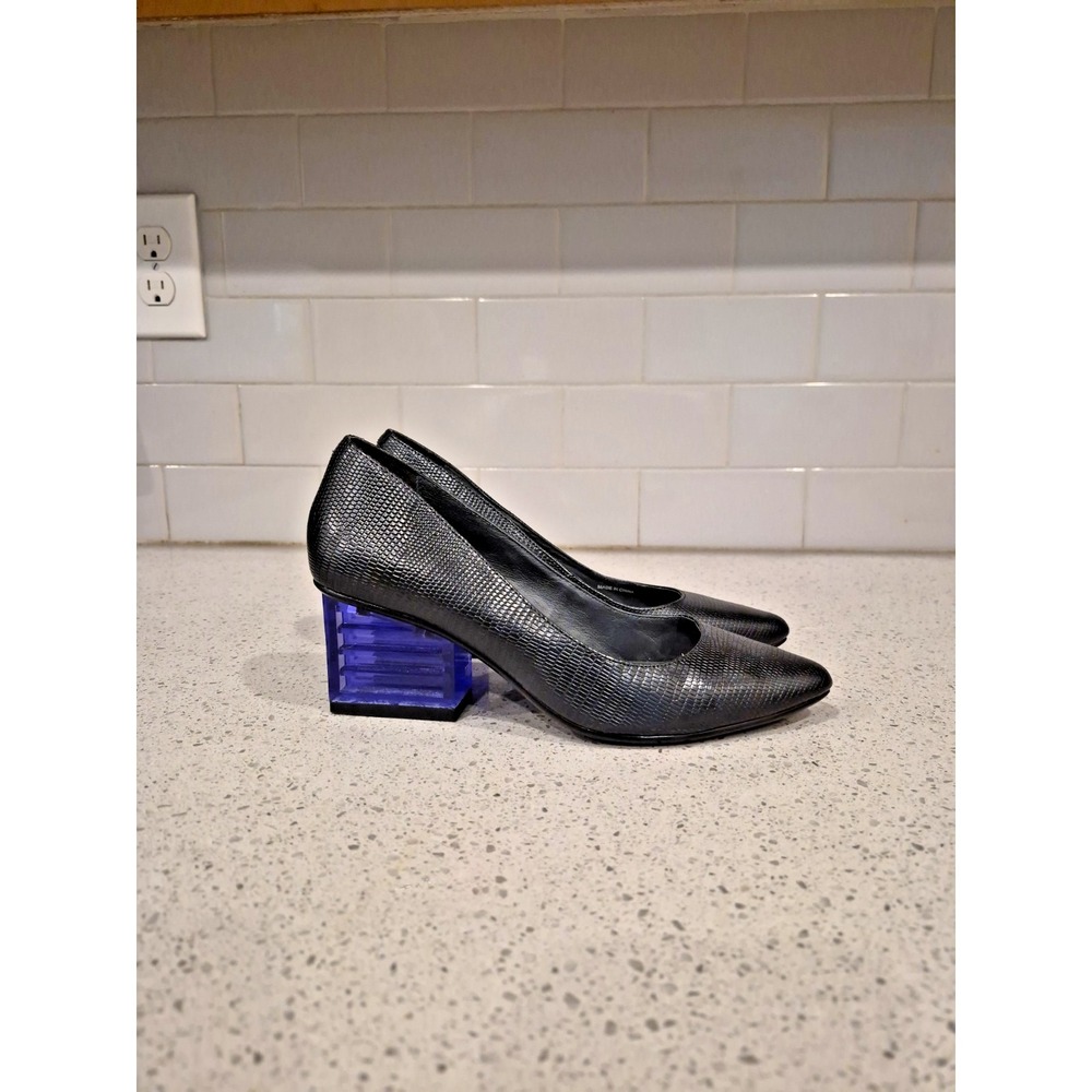 United Nude Block Pump Hi Purple Patent Leather Sz 36 / 6